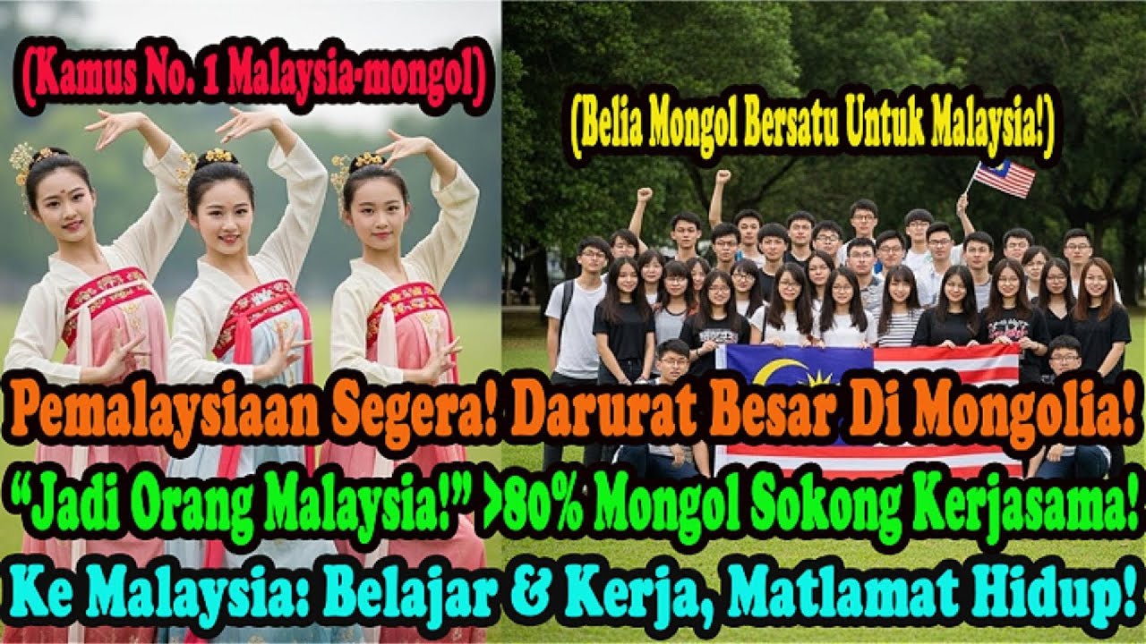 Gempar! 80% Rakyat Mongolia Taksub Bahasa Malaysia, Jati Diri Bangsa Kini Mula Terancam!