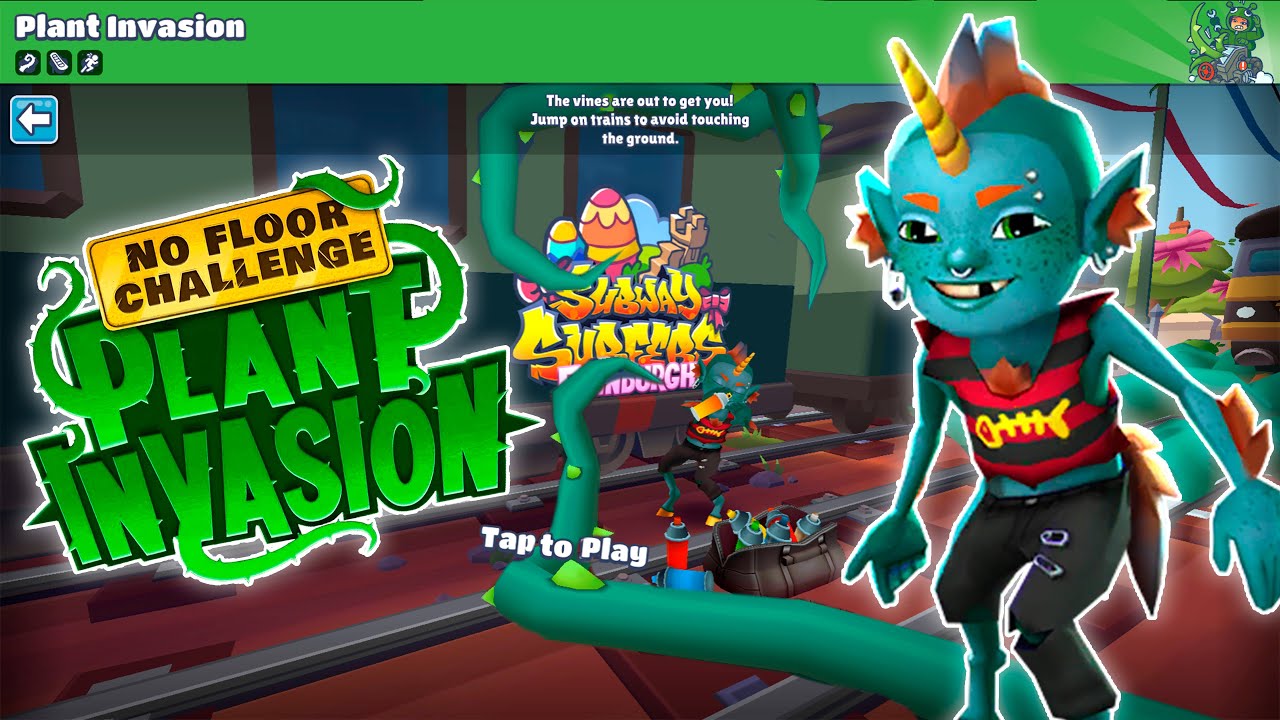 Subway Surfers Plant Invasion: No Floor Challenge in EDINBURGH 2023