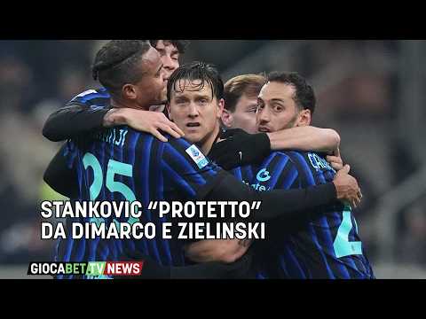 Video Inter - Stankovic protetto da Dimarco e Zielinski