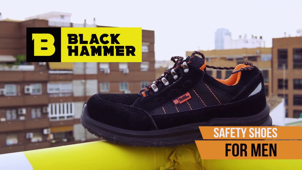 Men work shoes Black Hammer YouTube