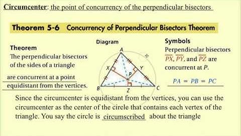 5.3 bisectors in triangles