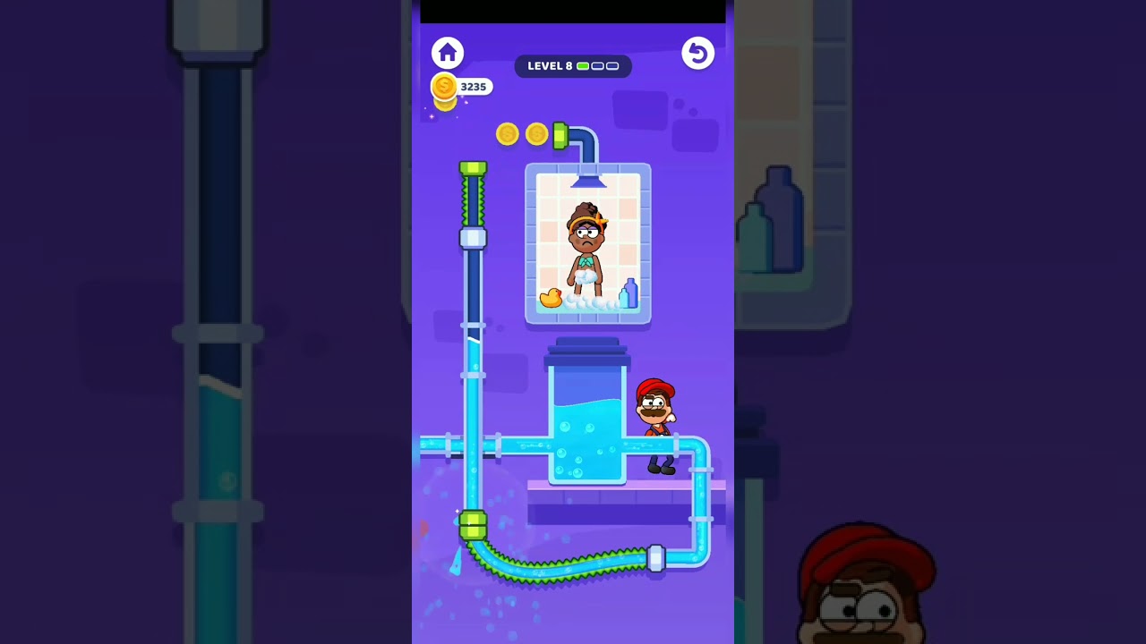 help her to take a bath  