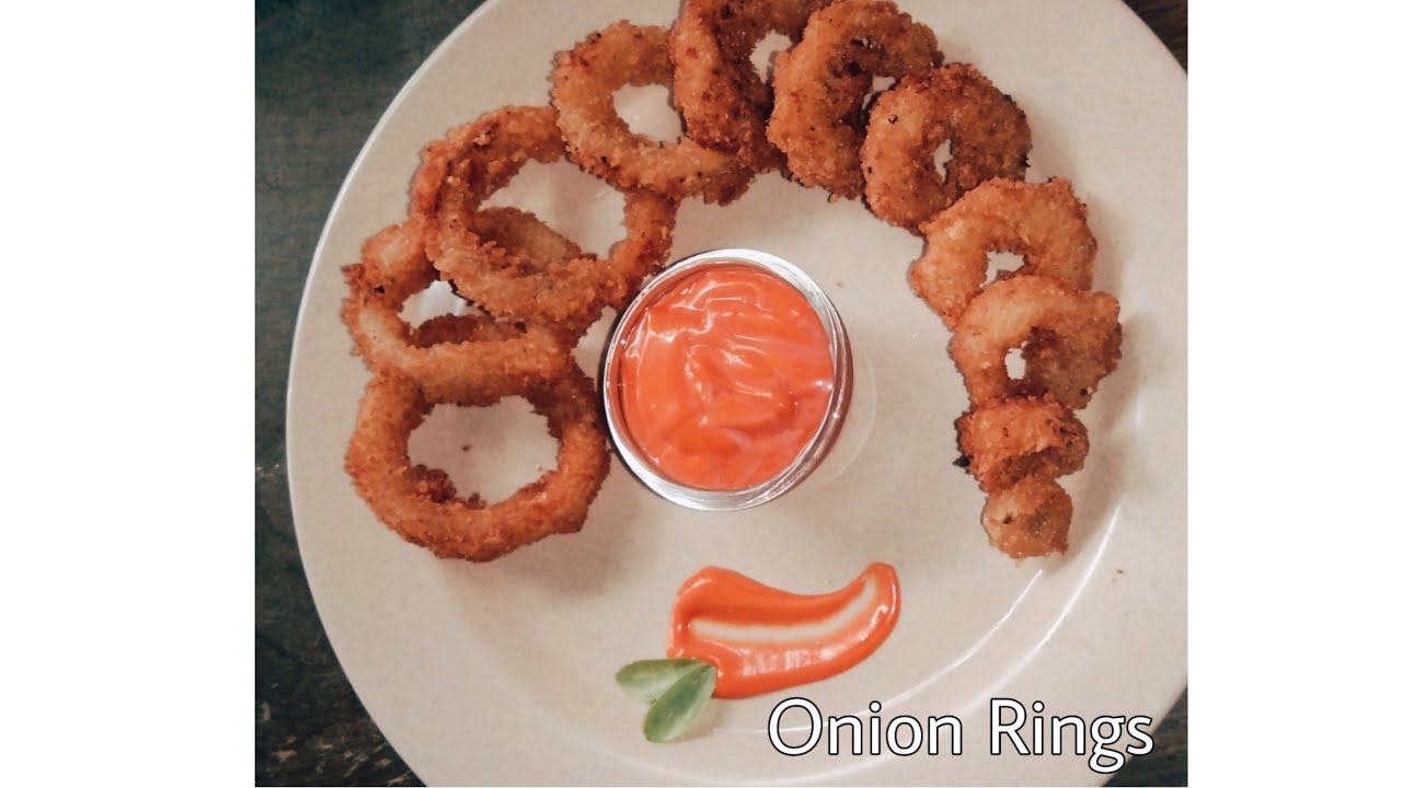 Onion Rings DIET VEGETARIAN HEALTHY Snack time homeMade affordable