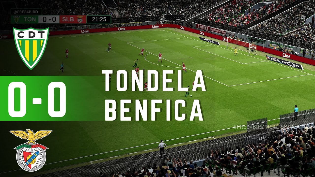 Tondela 0 vs 0 Benfica | Liga Portugal 2026 | Simulação - YouTube