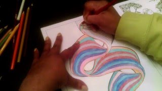 ASMR Coloring Book Pts. 1,2 &3 (whispering and sucking hard candy) screenshot 2