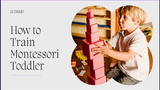 How to Train Montessori Toddler By ECDHUB