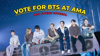 Vote for BTS at American Music Awards 🗳️| Full AMA Voting Tutorial | #bts #ama #tutorial @mehak_ot7|