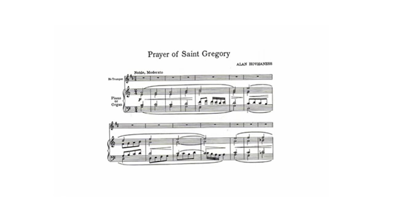 Alan Hovhaness The Prayer of Saint Gregory (Anthony Plog, trumpet) YouTube