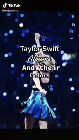 Taylor Swift albums and their colors 💟 #shorts #swifties #taylorswift