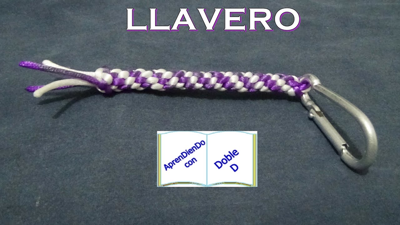 LLAVERO CON NUDO CRUZADO │APRENDIENDO CON DOBLE D