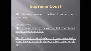 Judicial Branch notes KEY part 4 - Google Slides