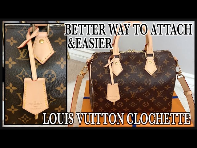 HOW TO: Easy Way to Attach LOUIS VUITTON CLOCHETTE Key Bell, Original Way  vs. Better Way