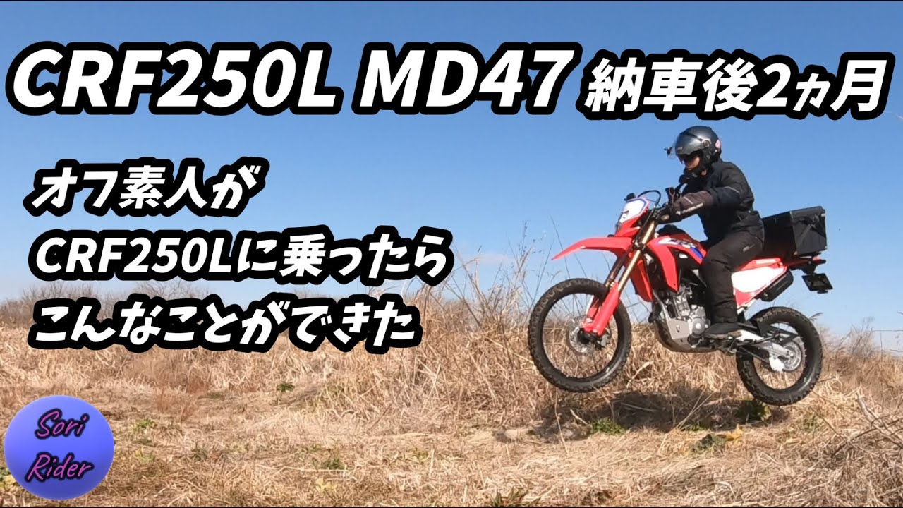 CRF250L MD47 走行340km ほぼ新車 下見OK 乗って帰られます