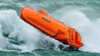 INSIDE The Safest & Toughest Lifeboat Ever Built That No Giant Wave Can Sink