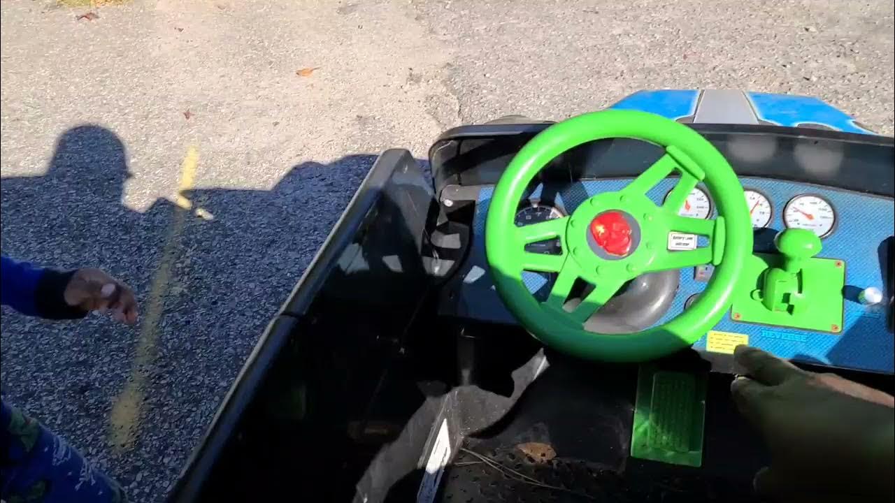 grave digger power wheels test 36 volts YouTube