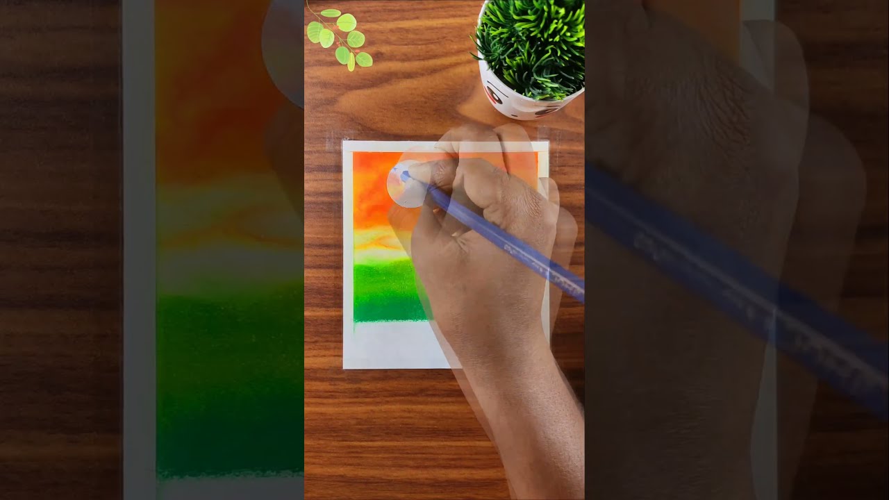 Salute To Indian Army Drawing Easy Oil Pastel Shorts