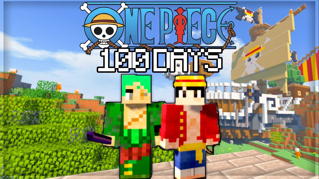 I Survived Minecraft One Piece For 100 Days This Is What Happened 