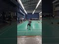 Hitting smashes || University of Hyderabad || #badminton #sports
