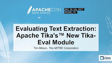 Evaluating Text Extraction: Apache Tika