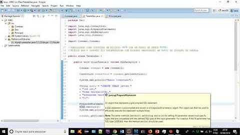 Video de Conexão Java Mysql