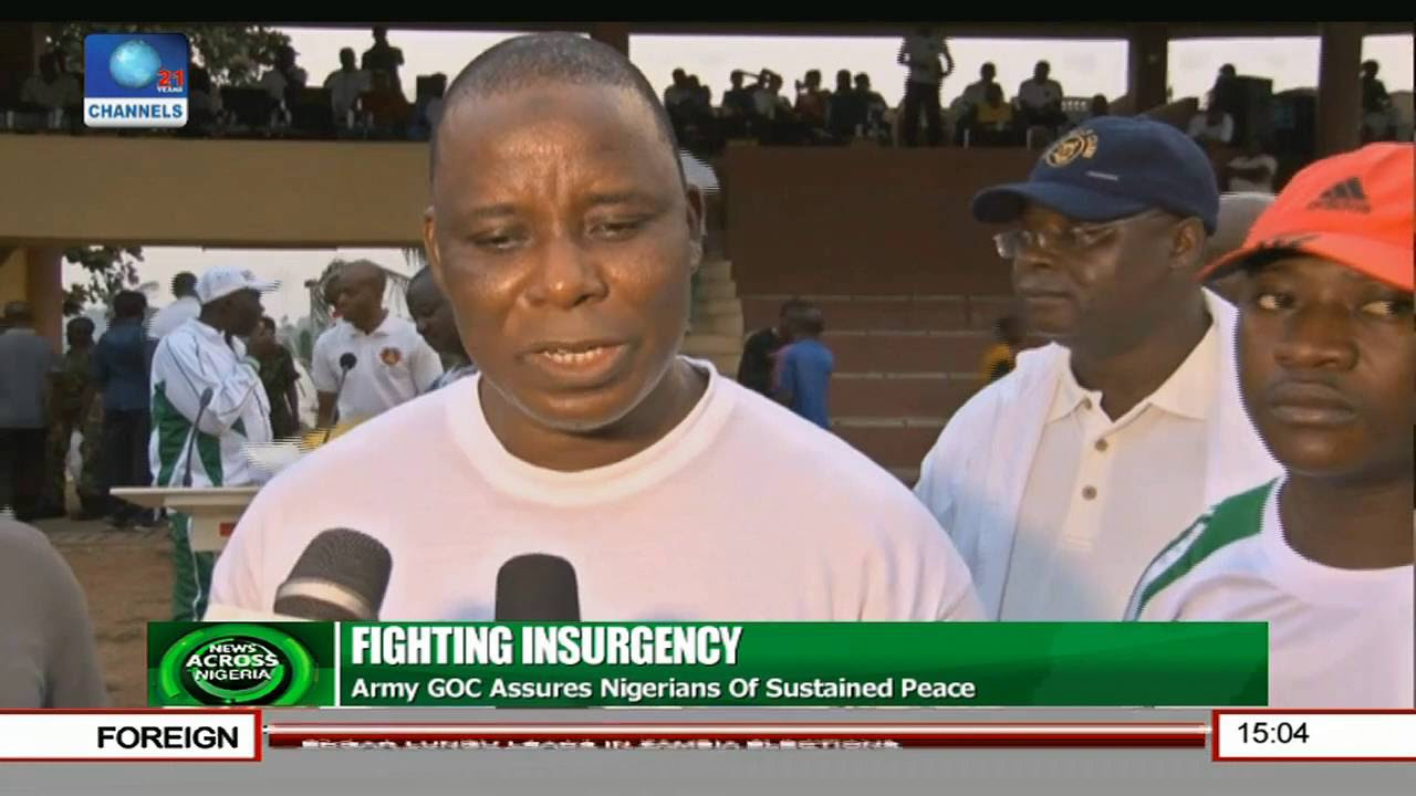 Fighting Insurgency: Army GOC Assures Nigerians Of... - youtube
