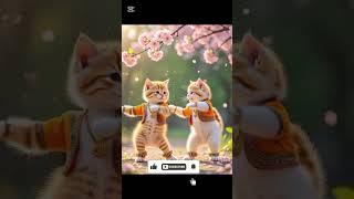 Funny AI Cats Dancing 😂AI Cats Dance Battles