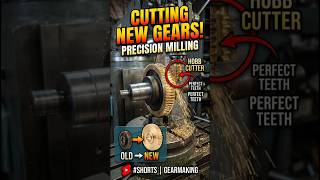 Casting, Machining &amp; Hobbing: Complete Gear Repair! #perfection #mechanical #engineering