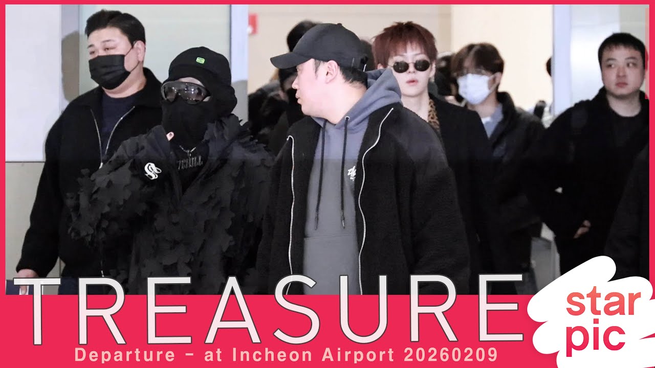 트레저 '개성이 넘치는 멋남들' [STARPIC] / TREASURE Departure - at Incheon Airport 20260209