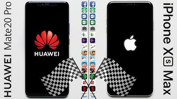 Huawei Mate 20 Pro vs. iPhone XS Max Speed Test
