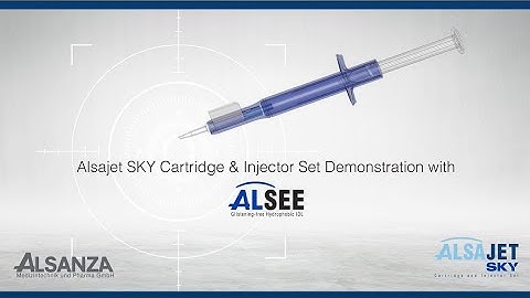 Alsajet SKY Cartridge & Injector System Set Demonstration with Alsee