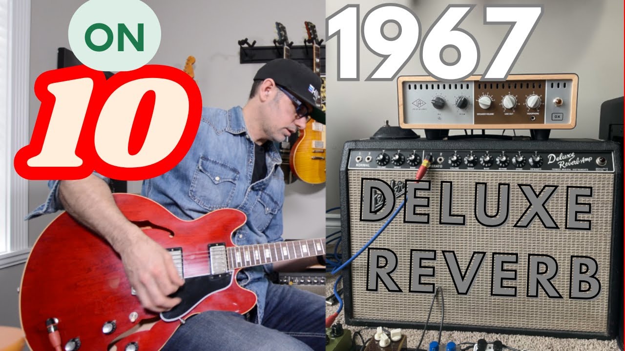 1967 FENDER DELUXE REVERB AMP ON 10! WHAT DOES IT SOUND LIKE?