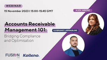 Accounts Receivable Management 101  |  Kolleno Webinar with Fusion Law