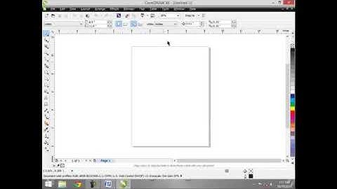 Tutorials in Urdu Corel Draw X6 Hindi Part 2 Interfaces