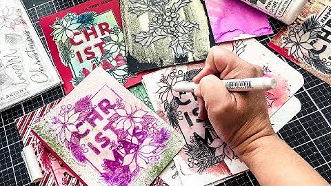 Best EVER tips for mass producing cards: Christmas