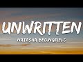 Capture de la vidéo Natasha Bedingfield - Unwritten (Lyrics)