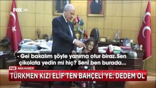 Türkmen Balası Elif Devlet Dedesiyle Buluştu