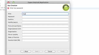 Android Application Development Tutorial   145   Exporting apk and signing keystore   YouTube
