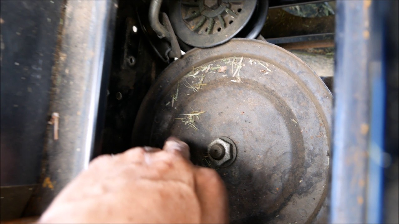 How to replace drive belt in MTD Yard Machine - YouTube