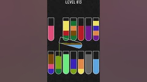 Water Sort Puzzle   level 813 !!! Mobile Cell Phone Game Walkthrough Android / Apple