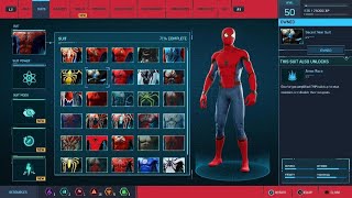 Marvel's Spider-Man my suits