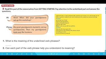 Tiếng Anh 9 Mới - Unit 1 Local Environment - A Closer Look 2