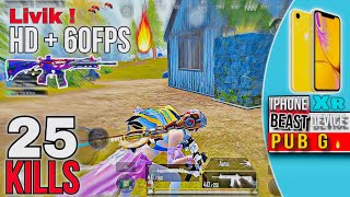 Iphone Xr Beast Device For Pub G By Or Not? Hd60 Fps With Recording 25 Kills In Livik Game