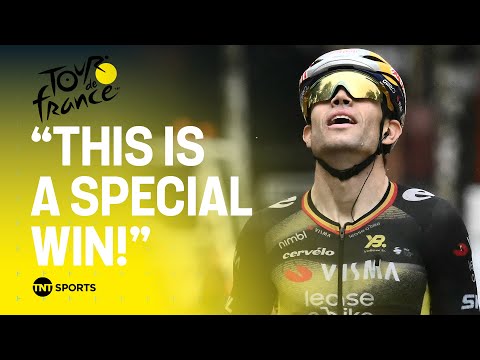 Tour de France Stage 21 RACE REACTION: Wout Van Aert reacts after an EPIC final stage 👏