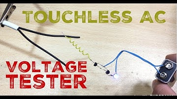 how to make Alternating current detector at home||touchless ac tester||wireless ac tester