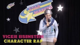 Vickie Eisenstein raps in character