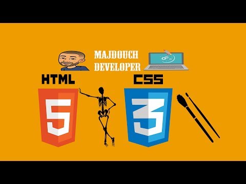 Couverture de HTML & CSSبتونسي لتونسي b tounsi l tounsi CSS methode ecrit de css et syntaxe css