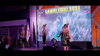 GAWAI DAYAK JAKARTA.TARIAN AJAT