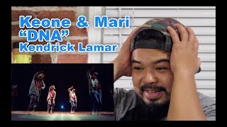 Keone & Mari choreography "DNA" by Kendrick Lamar | Reaction Video