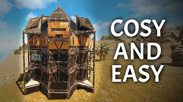 NEW STRONG AND COSY META Solo/Duo Rust base design ( DLC UPDATED )