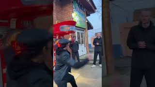 Man Tries Kicking Boxing Machine and Instantly Regrets It